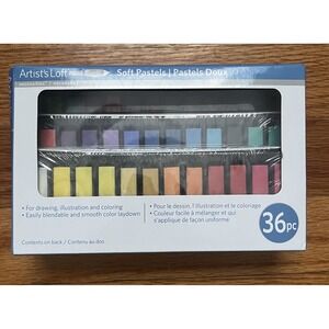 Artist's Loft Soft Pastels 36 Piece Set Sealed New Drawing Illustration Coloring